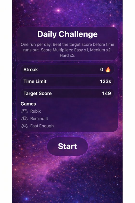 Daily Challenge screen