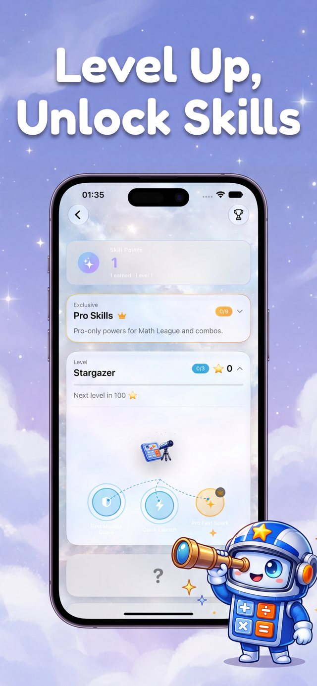 Skill tree screen